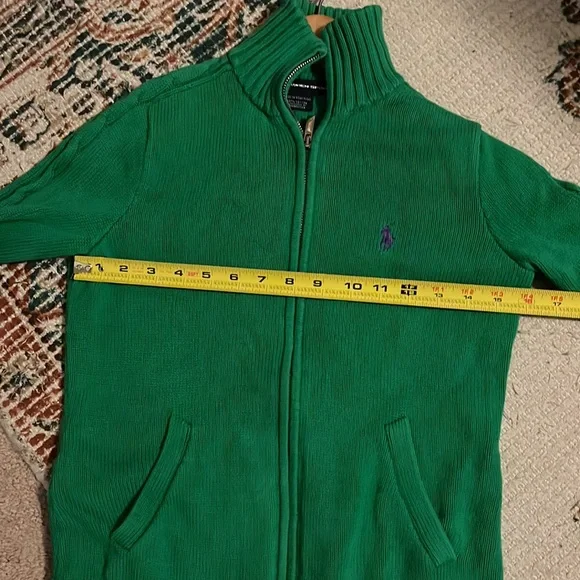 Ralph Lauren sport zip up sweater with pockets! - Picture 10 of 11